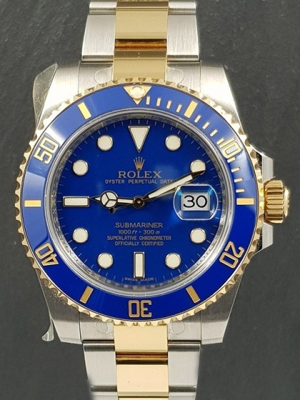 Acquista Rolex Submariner acciaio-oro - ref.116613LB - stickers