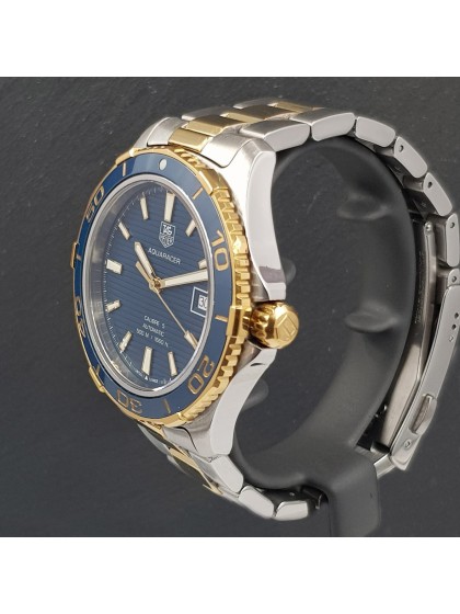 Tag Heuer Aquaracer steel/yellow gold ref.WAK2120 on eOra.it