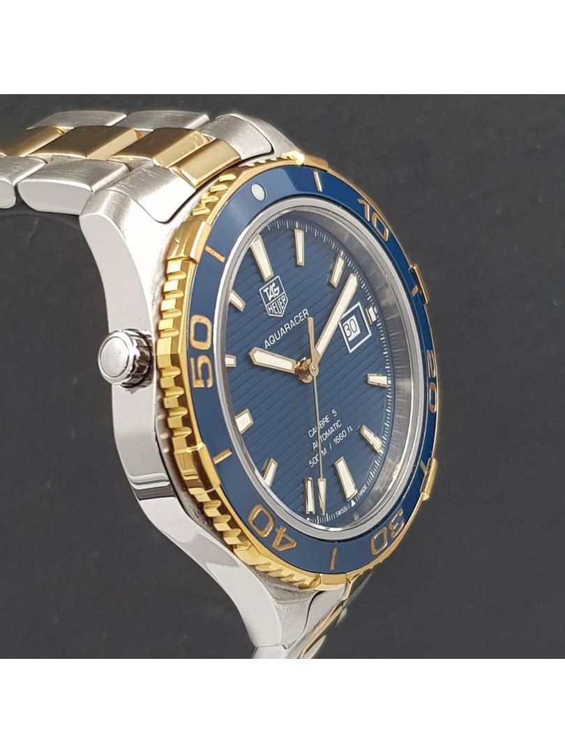 Tag Heuer Aquaracer steel/yellow gold ref.WAK2120 on eOra.it