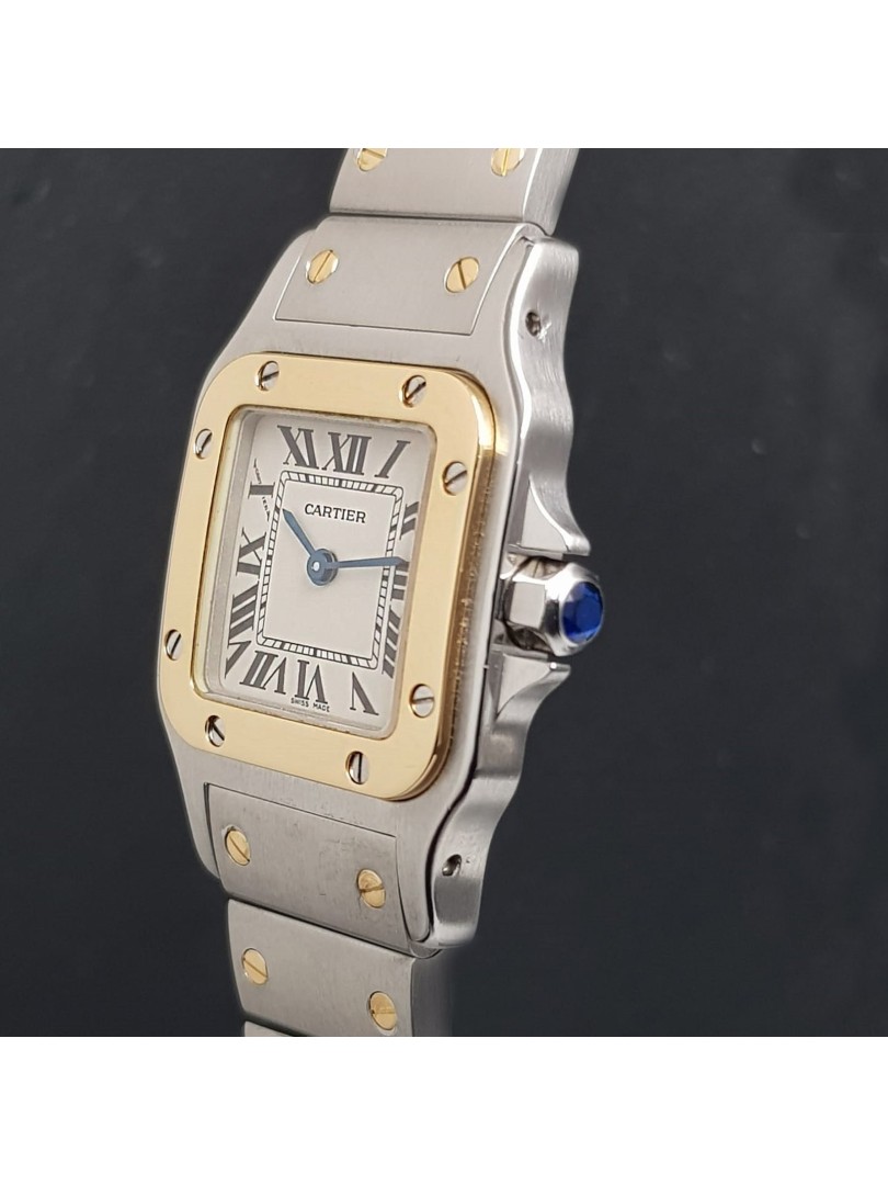 Cartier Santos Lady Galbee steel-gold ref.1567 on eOra.it