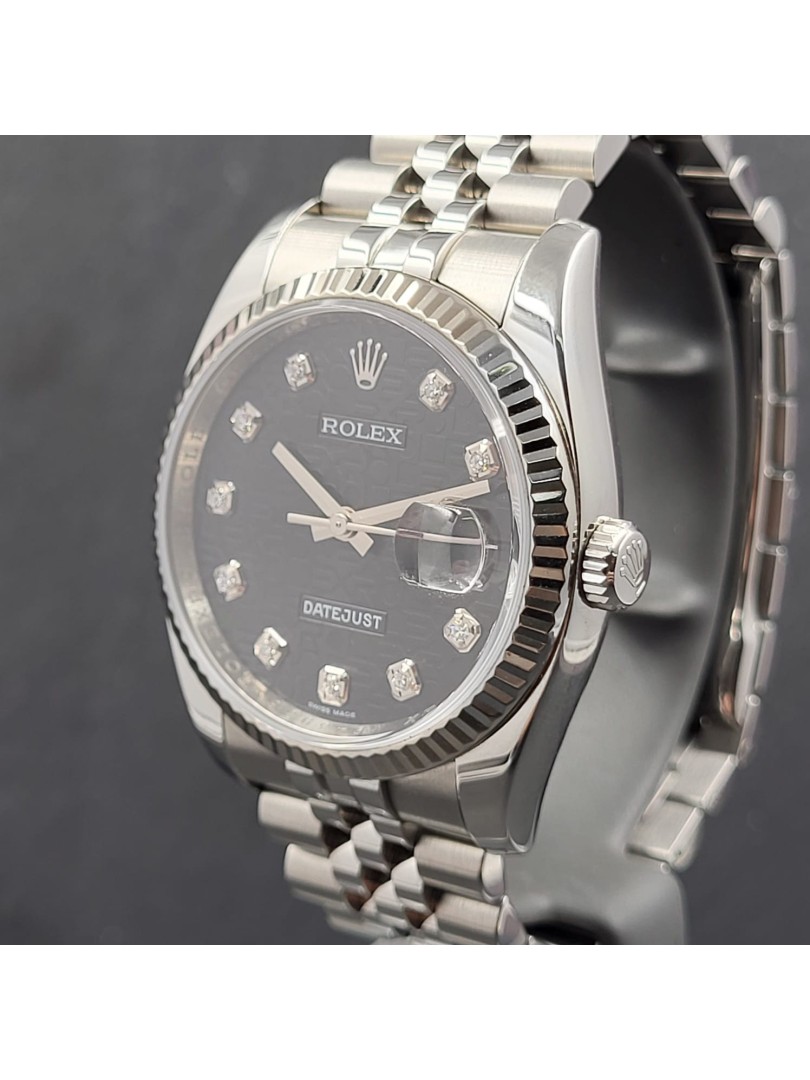 Rolex Datejust Computer Diamonds