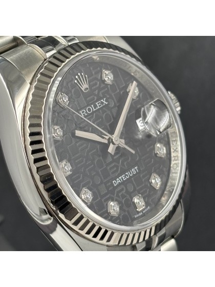 Rolex Datejust Computer Diamonds