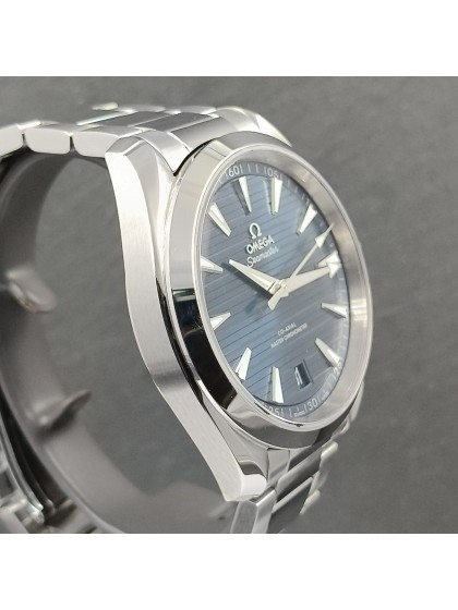 Omega Seamaster Aqua Terra blue dial on eOra.it!