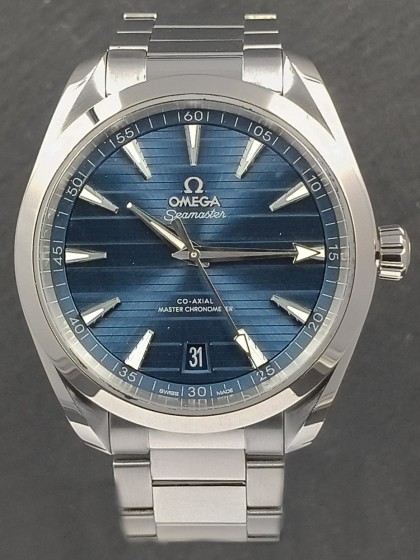 Omega Seamaster Aqua Terra blue dial on eOra.it!