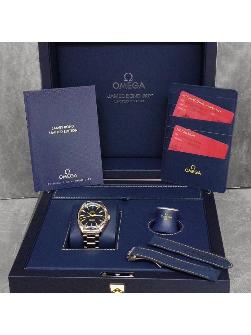 Omega Seamaster Aqua Terra James Bond Spectre Limited Edition