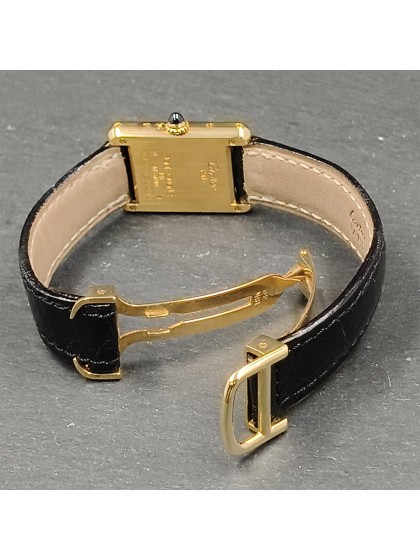 Cartier Tank Paris oro fasi luna su eOra.it!