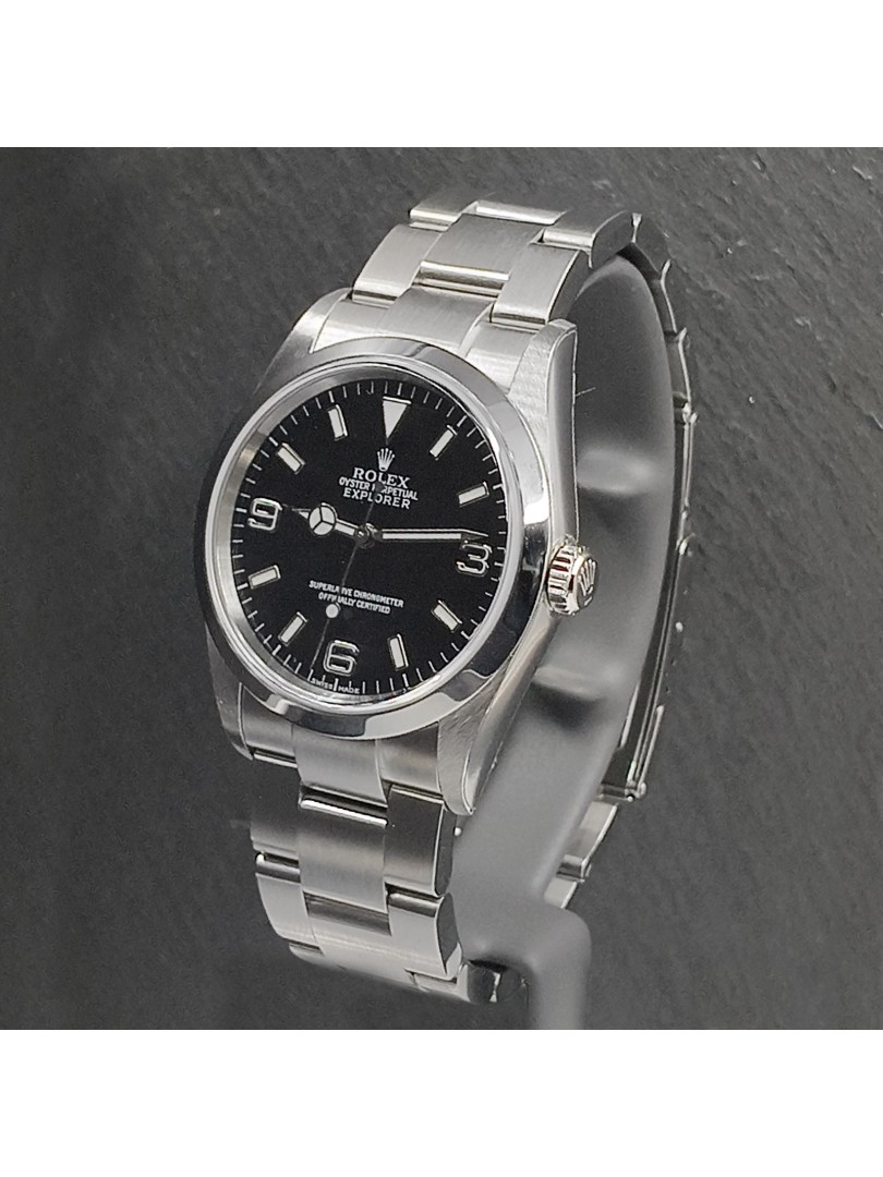 Rolex Explorer 36mm ref.114270 con plastiche su eOra.it!