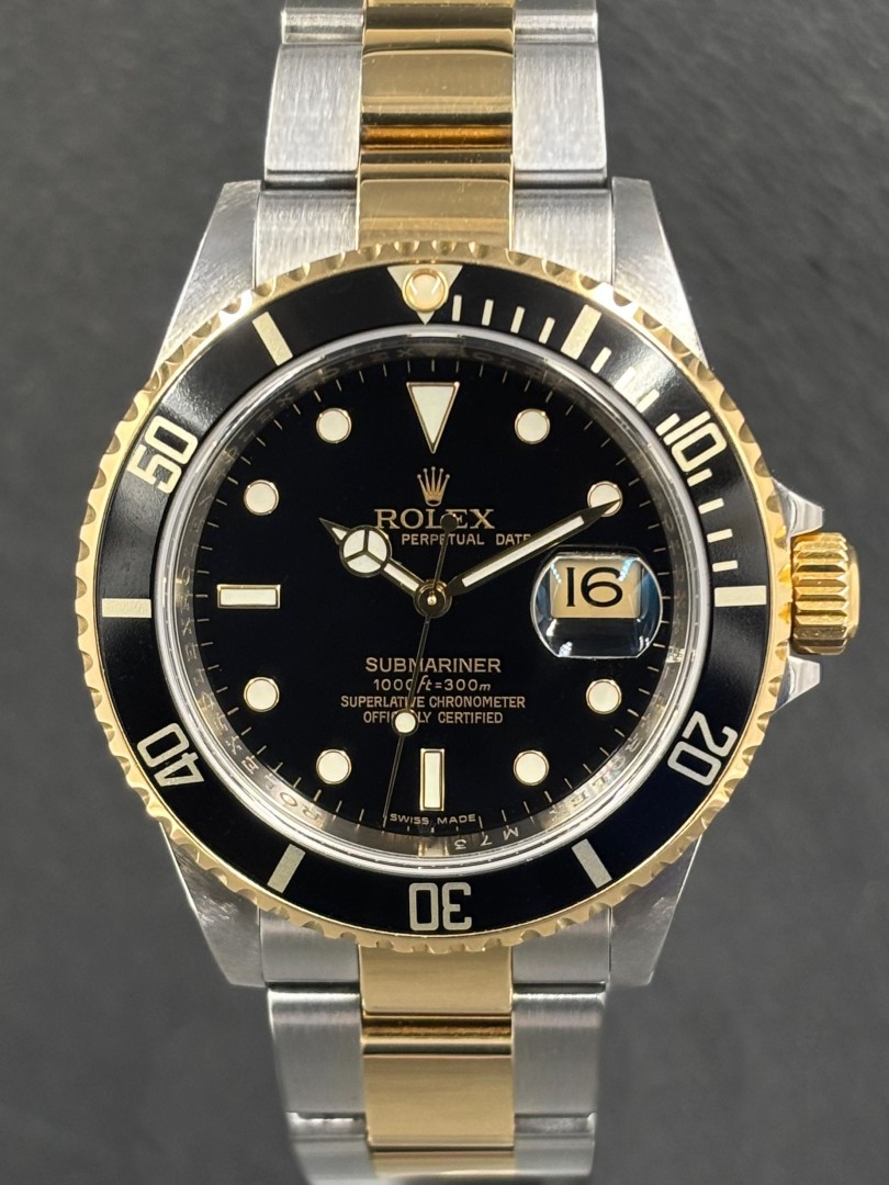 Rolex Submariner acc-oro no buchi RRR ref.16613LN su eOra.it!