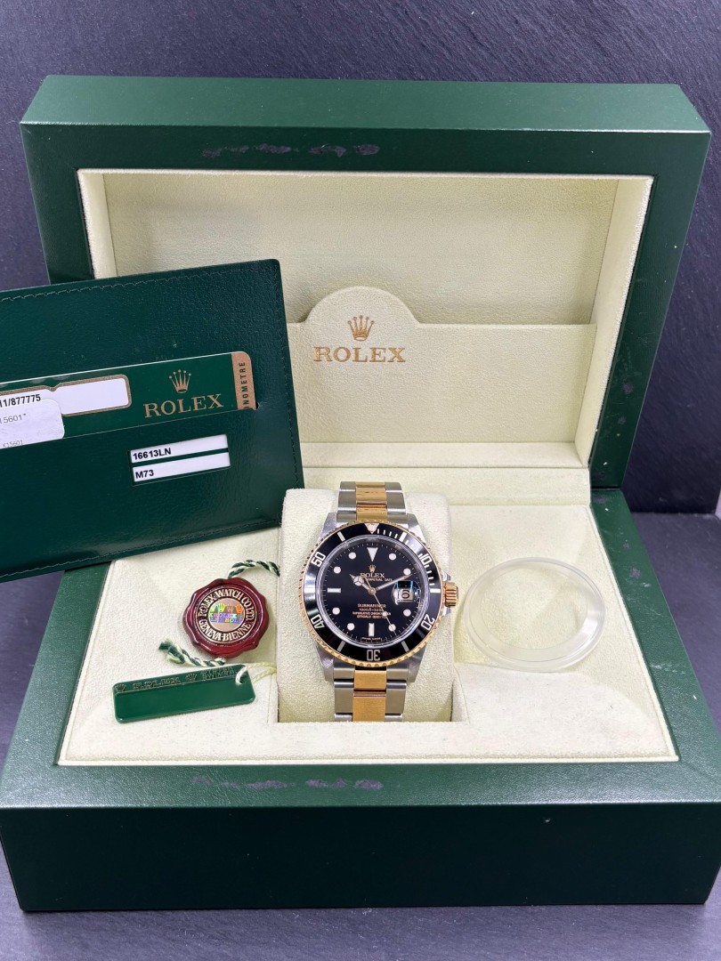 Rolex Submariner acc-oro no buchi RRR ref.16613LN su eOra.it!