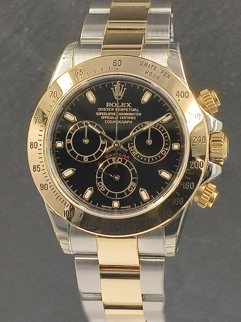 Rolex Daytona Steel Gold ref.116523 full stickers on eOra.it!