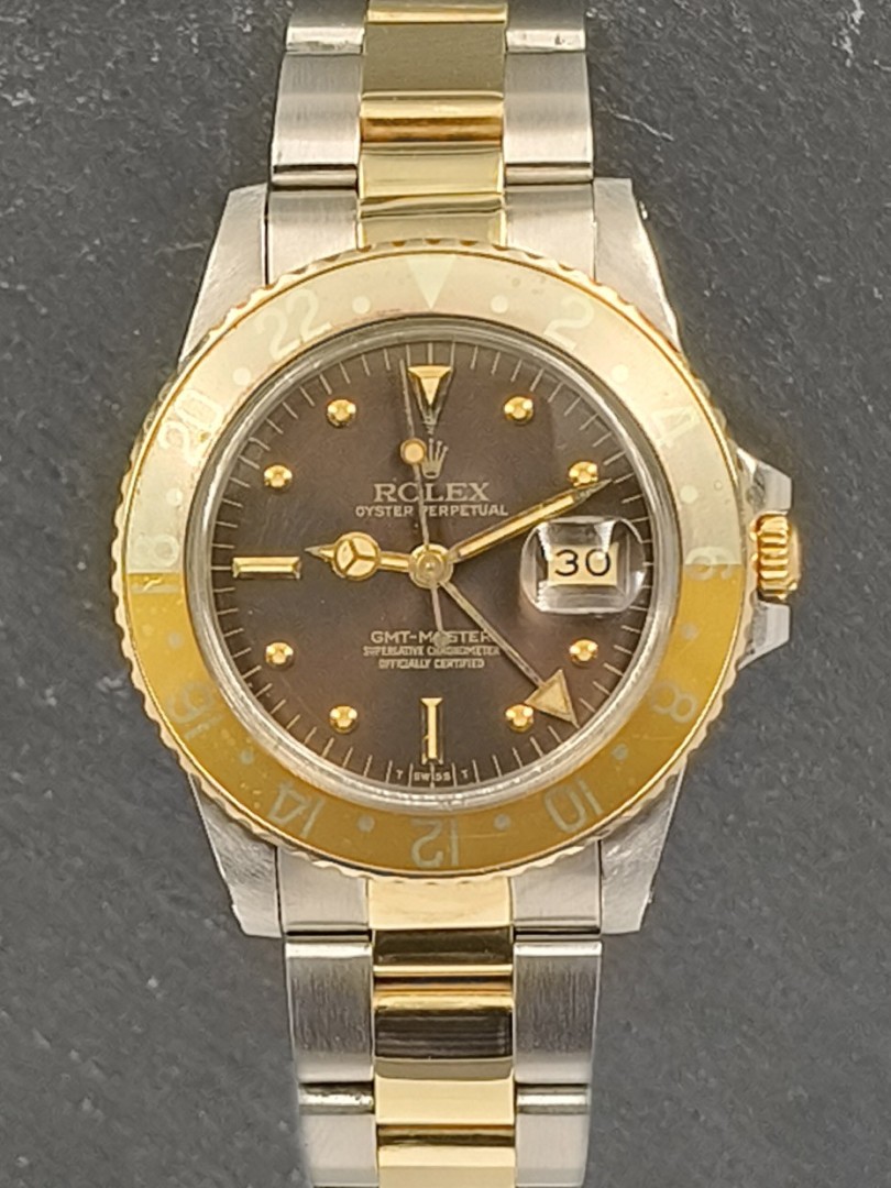 Gmt Master steel/gold - Brown